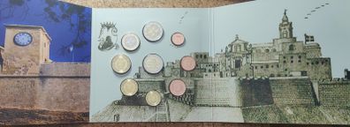 Malta Brilliant Uncirculated Euro Coin Set 2024 - Includes 2ECC Maltese Walled Cities Cittadella