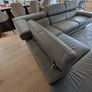 Natuzzi Editions leather corner sofa Image 7