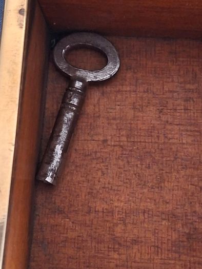 Rare Japanese Brass working Musical Jewellry Box with Key circa 1920s Beautifully Detailed Postage Available