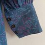 Teal & Magenta Paisley Midi Dress Image 4