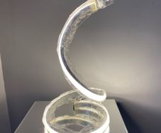 Modern Wave-Shaped LED Table Lamp