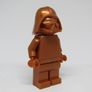 LEGO Darth Vader Unreleased Star Wars Prototype Pearl Copper Colour Monochrome Minifigure Extremely Rare And Hard To Find Image 4