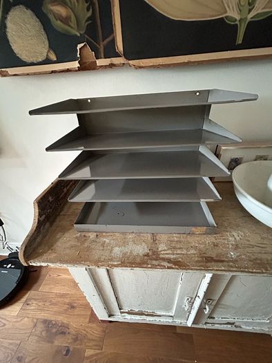 Vintage Industrial Filing Unit/ Organiser