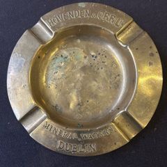 Hovenden & Orr Dublin Brass  Advertising Ashtray