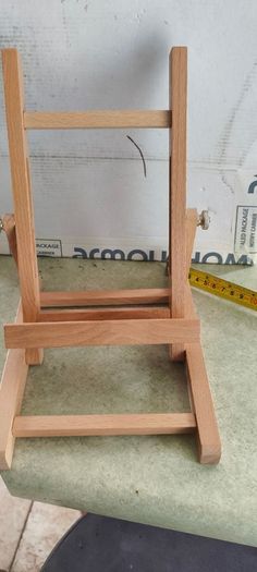 Small Wooden  Easel Or Book Stand.