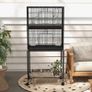 Two-Tier Bird Cage on Wheels, with Stand, for Small Birds Image 9