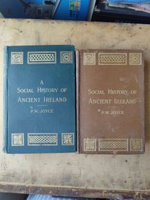 A social History of Ancient Ireland - Two Volumes - First Edition 1903 by PW Joyce