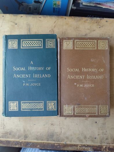 A social History of Ancient Ireland - Two Volumes - First Edition 1903 by PW Joyce