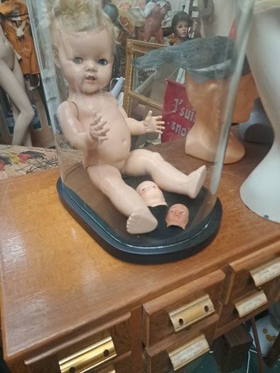 Vintage Large Glass Bell Jar /Dome