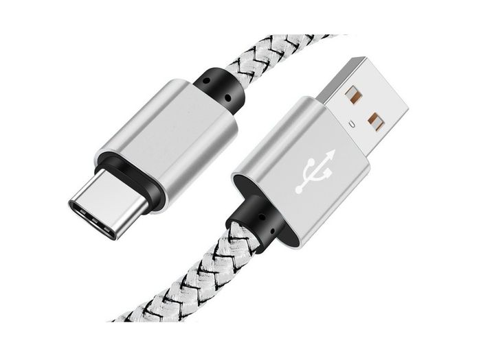 New 3m Premium Long Nylon Type C USB Fast Quick Charge 3.0 2A Cable Lead #902