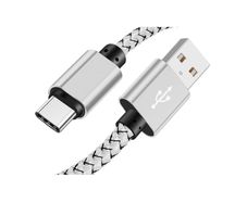 New 3m Premium Long Nylon Type C USB Fast Quick Charge 3.0 2A Cable Lead #902