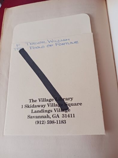 William Trevor/ Fools of Fortune/ 1st ,USA,Penguin/ 1984