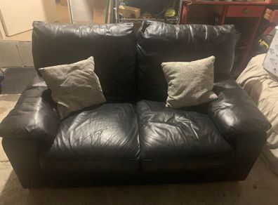 Leather couch