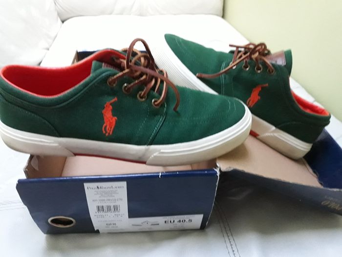 Polo Ralph Lauren Faxon Low-Ne Novelty-Mediu Size UK-6.5/EUR-40.5-2023