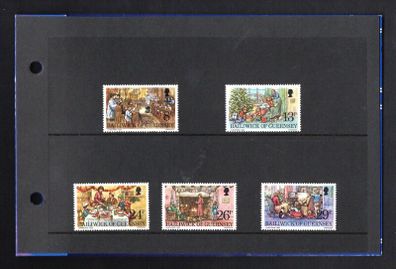 1982 Guernsey Christmas Commemorative Stamps Presentation Pack