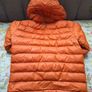 Orange & teal padded waterproof jacket Image 4