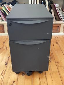 Under Desk Mobile Filing Cabinet Grey