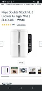 ninja white double stack air fryer