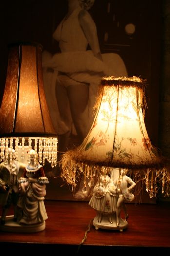 Two Vintage Porcelain Lamps