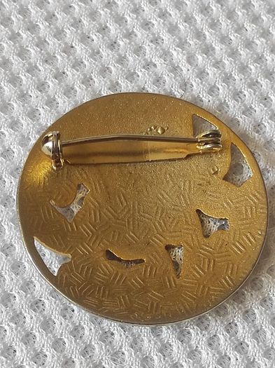 Cloisonne brooch