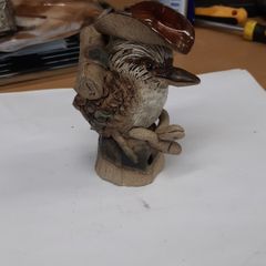 Bird figurine whimsical