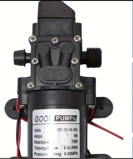 High-Pressure 130PSI Water Pump - Easy Install, Self-Priming, 6L/Min Flow