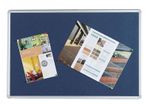 Aluminium Frame Felt Noticeboard 900x600mm Blue