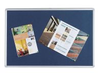 main image for ad Aluminium Frame Felt Noticeboard 1200x900mm Blue