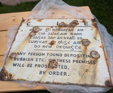 Antique CIE Sign
