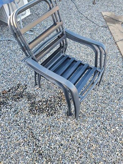garden chairs x3