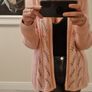 Handknitted cardigan Peach Rose size L Image 9
