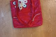 Elecanz  Large Red Handbag.  S. Large.  B.N.W.T