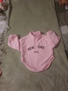 baby girl pink fleece