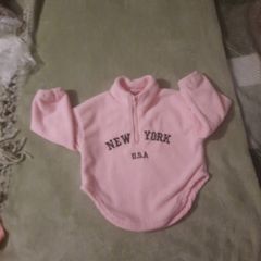 baby girl pink fleece