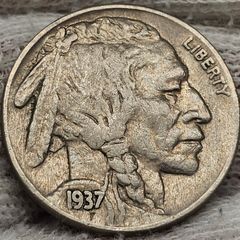 USA United States 1937 Indian Head Buffalo Nickel 5 Cent