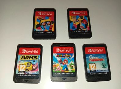 Nintendo Switch Toycon 01 ,04, arms, scribble nauts, mario rabbids- Cartridge Only