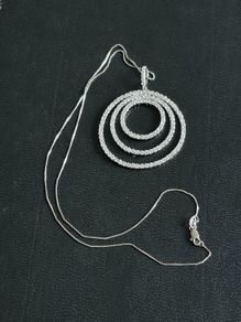 silver necklace
