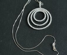 silver necklace
