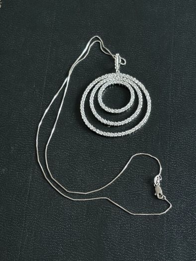 silver necklace