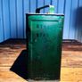 Castrol 2-gallon Petrol Can With Shell Brass Cap. C.1940s Image 3