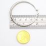 925 Sterling Silver Large Hoop Earrings Image 8