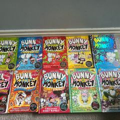 Bunny v Monkey and Looshkin Books