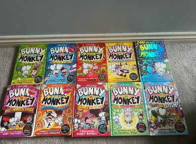 Bunny v Monkey and Looshkin Books