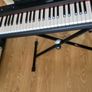 Yamaha Piaggero NP15 Portable Keyboard, Piano keys look, 61 Keys, USB connection, Black with Music stand and keyboard Stand  (Working Perfectly) Image 2