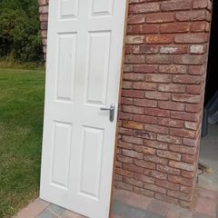 4 x Regency White Internal Doors (6'6" x 2'6")