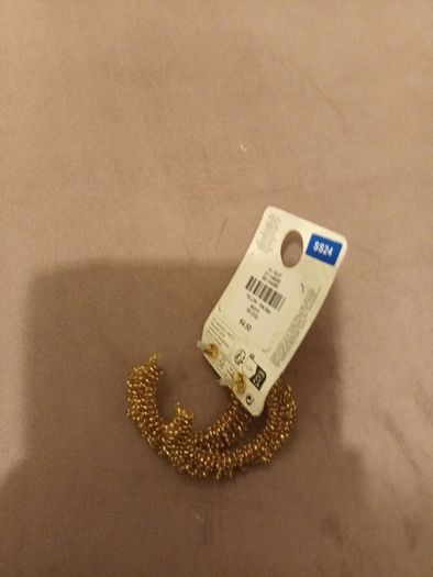 Glitzy gold earrings