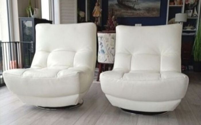 leather armchair