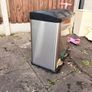 3 Compartment 30lt Recycle Bin stainless steel Image 2