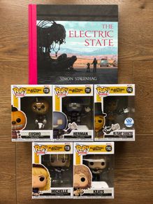 The Electric State Funko Pops & Book Bundle