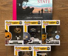 The Electric State Funko Pops & Book Bundle